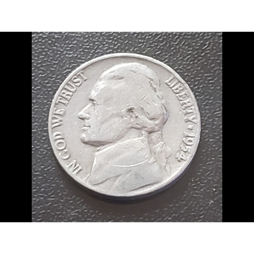 1954 D JEFFERSON NIckel - 5 Cents - COLLECTIBLE‎